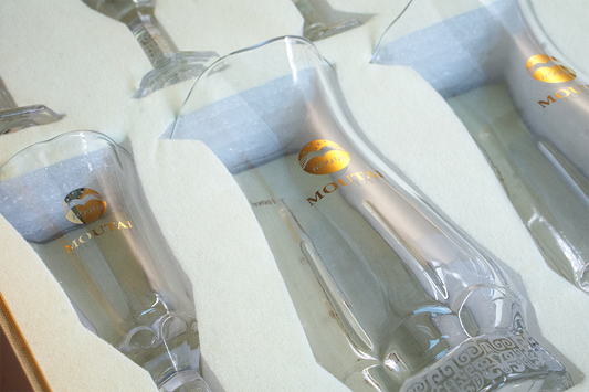 Close-up of Moutai Extended Drinkware Set glassware